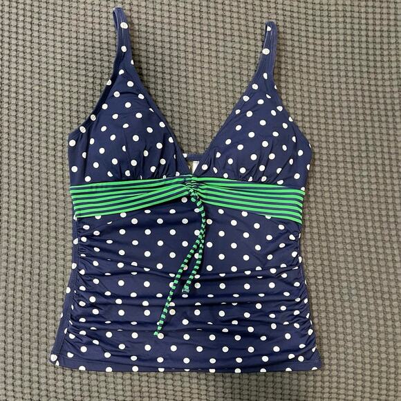 Tommy Bahama Tankini Top | Womens Polka Dot Swim Tank | Size S - Picture 2 of 7